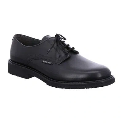 Pre-owned Mephisto Mens Shoes Marlon 9000-00 Casual Lace-up Outdoor Flats Leather In Black