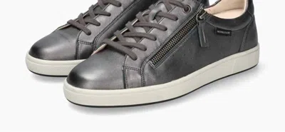 Mephisto Nikita Tennis Shoe In Grey Charm