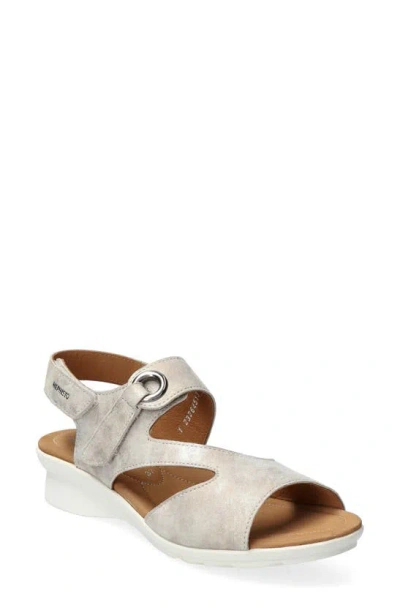 Mephisto Prissie Ankle Strap Sandal In Light Taupe