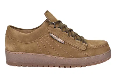 Mephisto Rainbow Shoes Velours 980v Lichen In Green