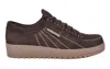 Mephisto Rainbow Shoes Velours 9851 Dark Brown Suede In Brown