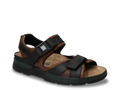 Mephisto Shark Sandal In Brown