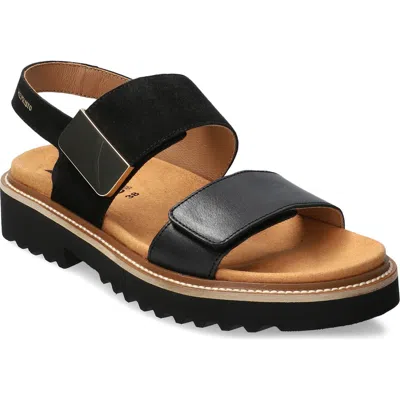 Mephisto Violane Platform Sandal In Black