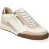 Mephisto Walie Zip Sneaker In Beige