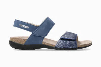 Mephisto Women's Agave Walking Sandal In Denim In Multi