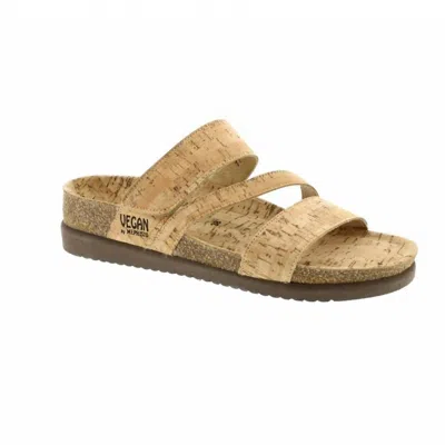 Mephisto Women's Bambou Sandal In Sand Cork Natural In Gold