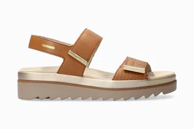 Mephisto Women's Dominica Platform Sandal In Brandy Niobel / Silk In Multi