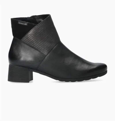 Mephisto Women's Garita Sleek Boot In Black Silk In Multi