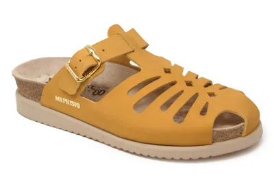 Mephisto Women's Hedina Sandal In Ochre In Black
