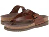Mephisto Helen Toe Loop Sandal In Brown