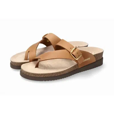 Mephisto Women's Helen Sandal In Camel Scratch In Multi
