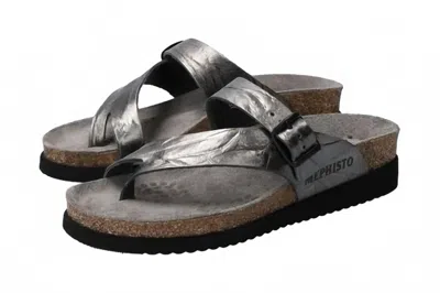 Mephisto Women's Helen Sandal In Grey Etna In Multi
