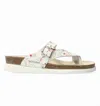 Mephisto Helen Toe Loop Sandal In White