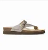 Mephisto Helen Toe Loop Sandal In Gray