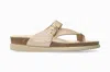 Mephisto Helen Toe Loop Sandal In Silver