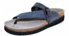 Mephisto Helen Toe Loop Sandal In Blue
