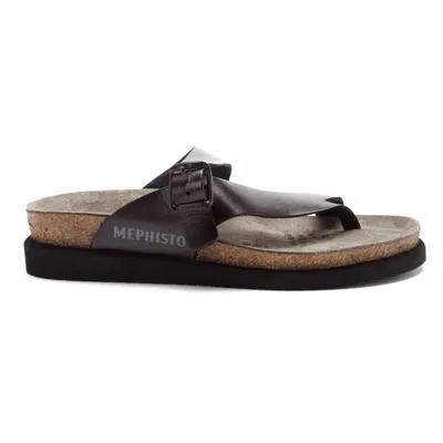 Mephisto Women's Helen Waxy Sandal In Black