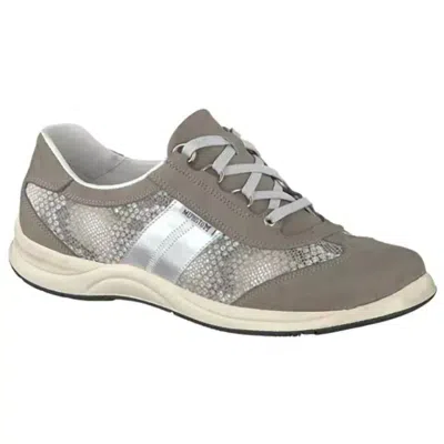 Mephisto Women's Laser Sneakers In Light Gray In Brown