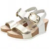 Mephisto Leandre Wedge Sandal In Gold