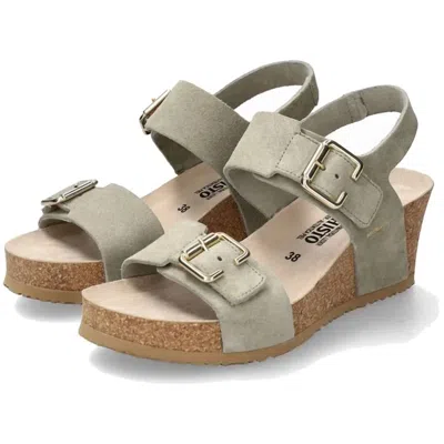 Mephisto Women's Lissandra Sandal In Khaki Sandvel In Multi