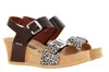 Mephisto Women's Lissandra Sandals In Chestnut Leopard In Multi