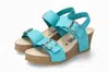 Mephisto Women's Lissandra Wedge In Turquoise