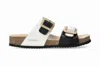 Mephisto Women's Madison Lucite Buckle Slide Sandal In Black Closeouts In Multi
