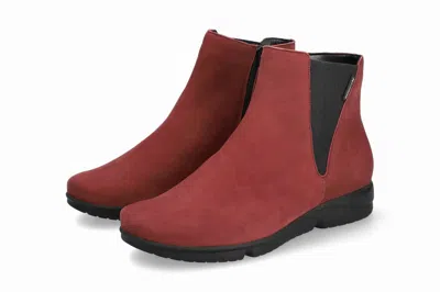 Mephisto Women's Rafaelle Ankle Boot In Wine In Pink