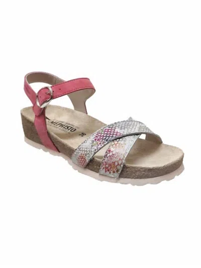 Mephisto Women's Stela Sandals In Pink In Multi