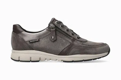 Mephisto Women's Ylona Comfort Leather Sneakers In Grey In Gray