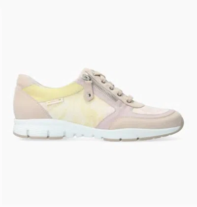 Mephisto Women's Ylona Zipper Sneaker In Spring Time In Multi