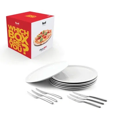 Mepra 18/10 Stainless Steel Platter In Silver