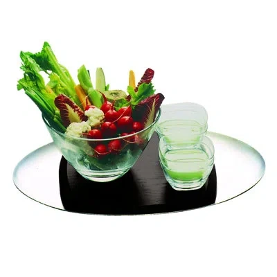 Mepra 18/10 Stainless Steel Salad Bowl In Silver