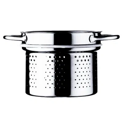 Mepra 1950 18/10 Stainless Steel Pasta Pot Insert In Silver