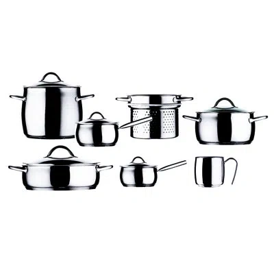 Mepra 1950 Kitchen Set - 13 Pieces - Stainless Steel In Silver