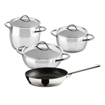 Mepra 1950 Kitchen Set - 7 Pieces - Stainless Steel In Silver