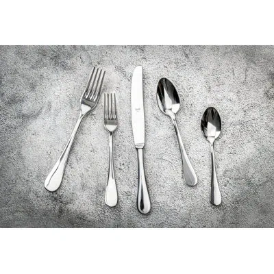 Mepra 20 Pcs Set Brescia Stainless Steel In Silver