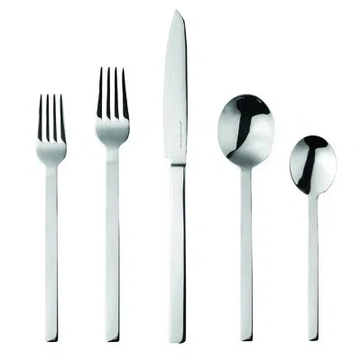 Mepra 20 Pcs Set Stile With Steak Knife Stainless Steel