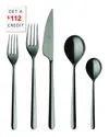 Mepra Linea Flatware Set In Green