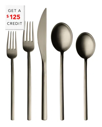 Mepra 20pc Flatware Set With $125 Credit In Gray