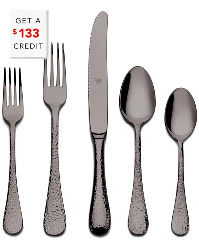 Mepra 20pc Flatware Set With $133 Credit In Gray