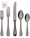 Mepra 20pc Flatware Set With $133 Credit In Black