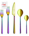 Mepra 20pc Flatware Set With $145 Credit In Multi