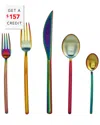 Mepra 20pc Flatware Set With $157 Credit In Multi