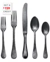 Mepra 20pc Flatware Set With $159 Credit In Black