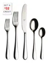 Mepra 20pc Flatware Set With $32 Credit
