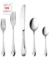 Mepra 20pc Flatware Set With $40 Credit In Silver