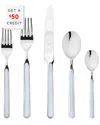 Mepra 20pc Flatware Set With $50 Credit In Blue
