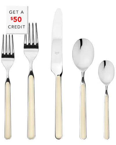 Mepra 20pc Flatware Set With $50 Credit In Neutral