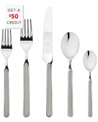 Mepra 20pc Flatware Set With $50 Credit In Gray
